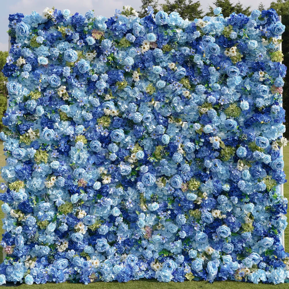 Flower Wall - Blue