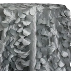 Funzie (Circle Hanging) Taffeta Table Linen in Charcoal