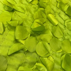 Funzie (Circle Hanging) Taffeta Table Runner in Lime