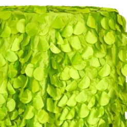 Funzie (Circle Hanging) Taffeta Table Linen in Lime