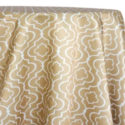 Gatsby Print (Lamour) Table Linen in Khaki