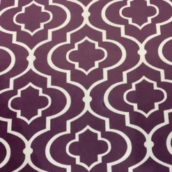 Gatsby Print (Lamour) Table Linen in Plum