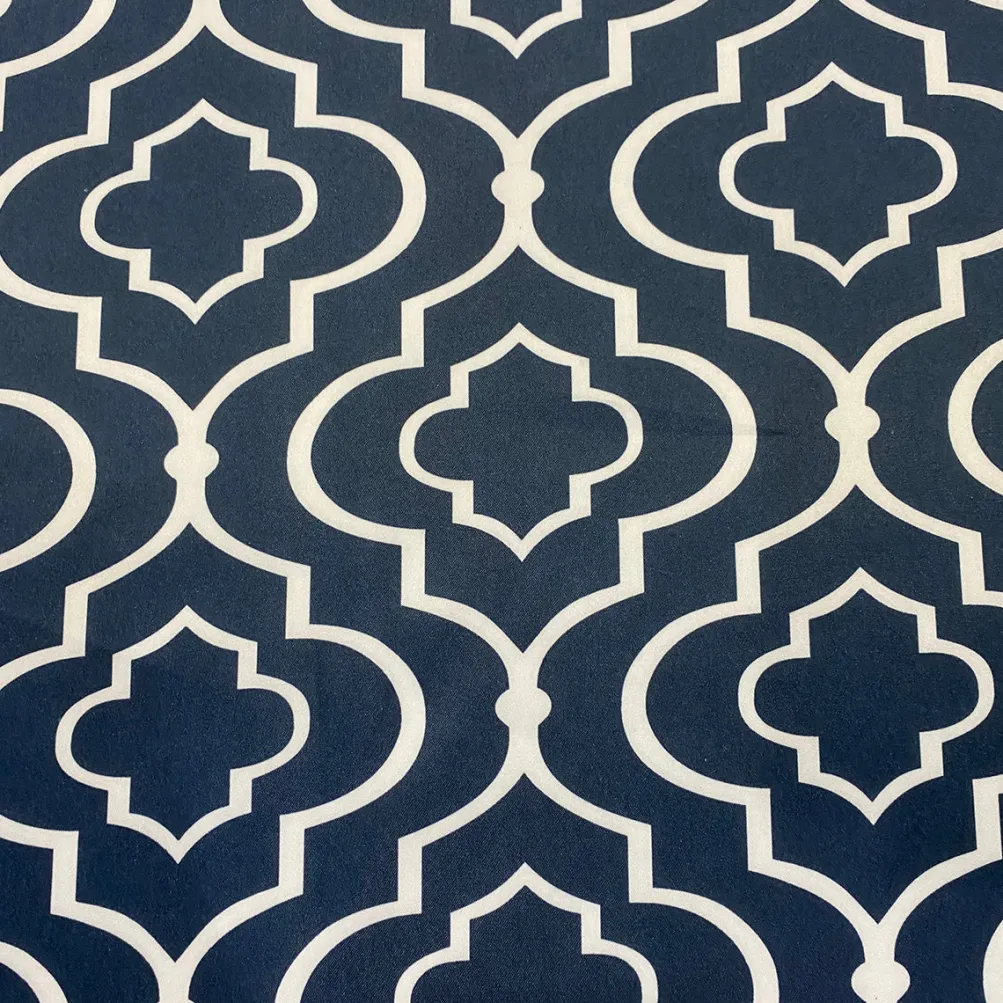 Gatsby Print (Lamour) Table Linen in Navy
