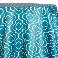 Gatsby Print (Lamour) Table Linen in Jade