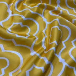 Gatsby Print (Lamour) Table Linen in Yellow