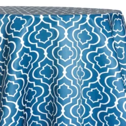 Gatsby Print (Lamour) Table Linen in Teal