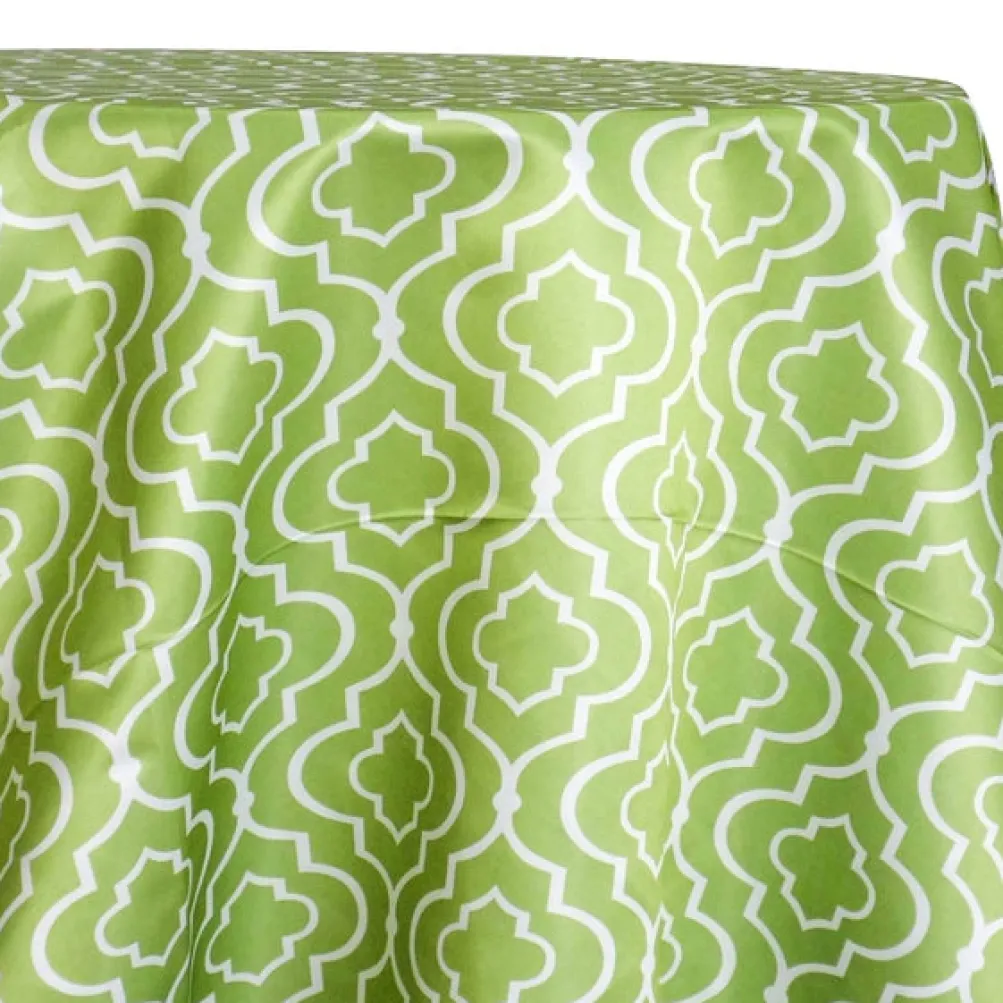 Gatsby Print (Lamour) Table Linen in Avocado
