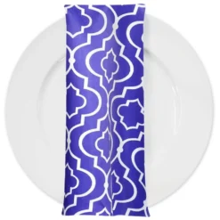 Gatsby Print (Lamour) Table Napkin in Purple