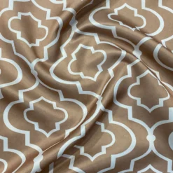 Gatsby Print (Lamour) Table Napkin in Taupe
