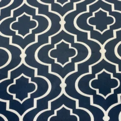 Gatsby Print (Lamour) Table Runner in Navy