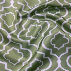 Gatsby Print (Lamour) Table Runner in Avocado