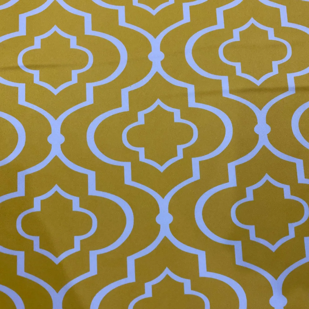 Gatsby Print (Lamour) Table Runner in Yellow