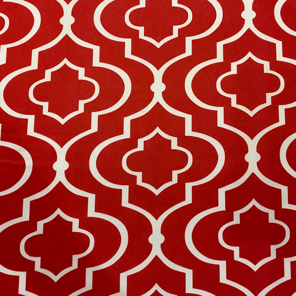 Gatsby Print (Lamour) Table Runner in Red