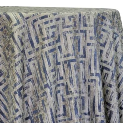 Gio Jacquard Table Linen in Blue