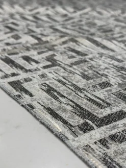 Gio Jacquard Table Linen in Grey