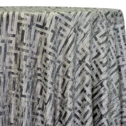 Gio Jacquard Table Linen in Grey