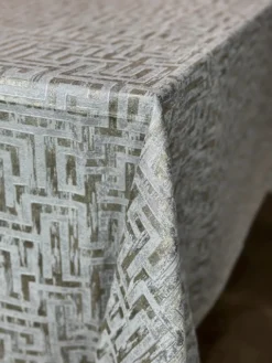 Gio Jacquard Table Linen in Ivory