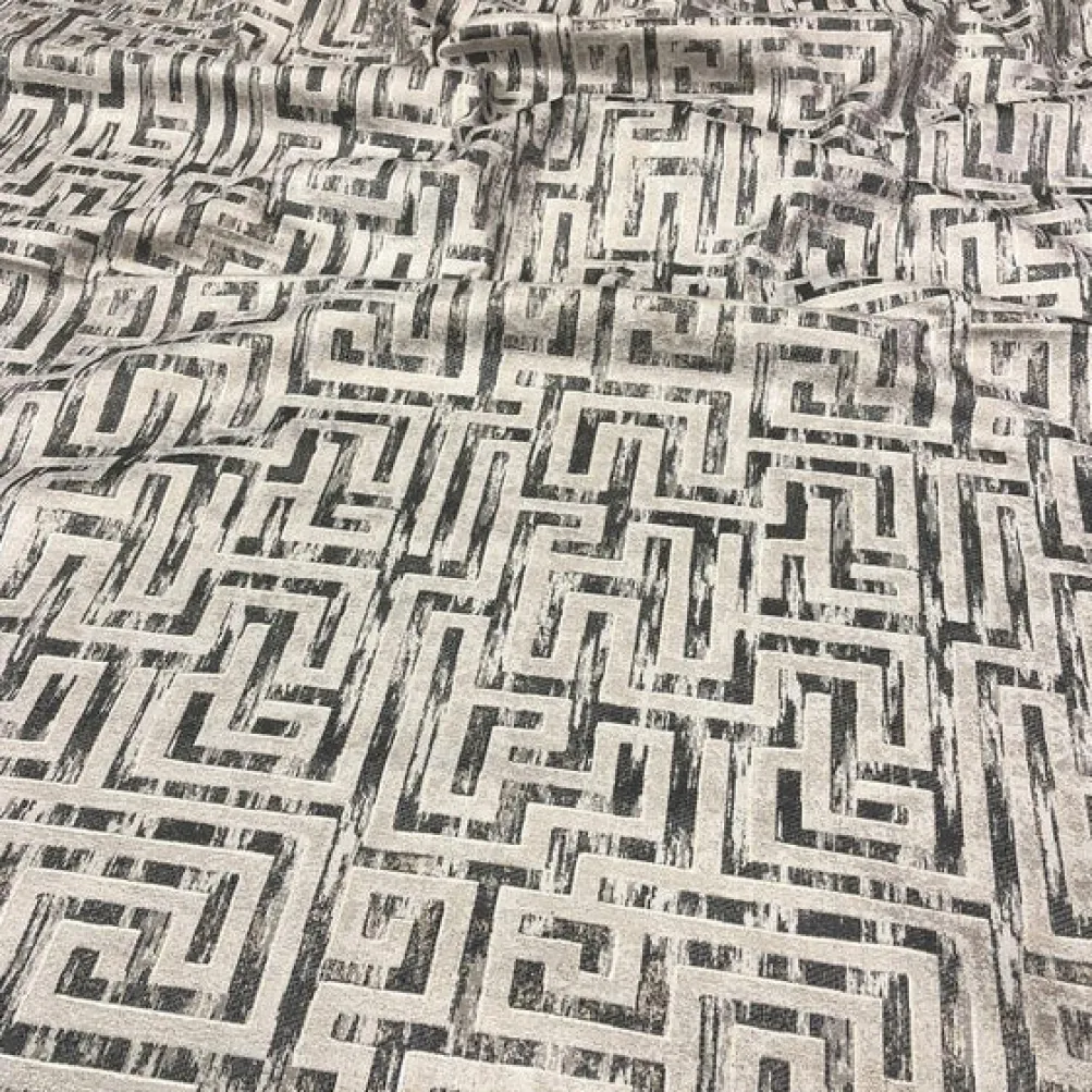 Gio Jacquard Table Linen in Taupe