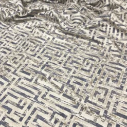 Gio Jacquard Table Runner in Blue