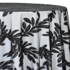 Giselle Sequins Table Linen in Black