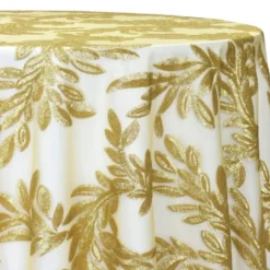 Giselle Sequins Table Linen in Gold