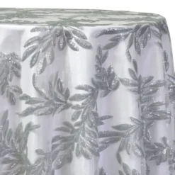 Giselle Sequins Table Linen in Silver