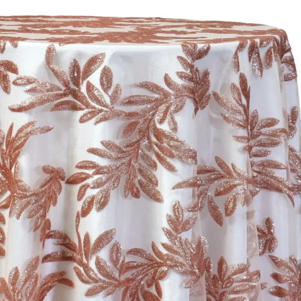 Giselle Sequins Table Linen in Blush