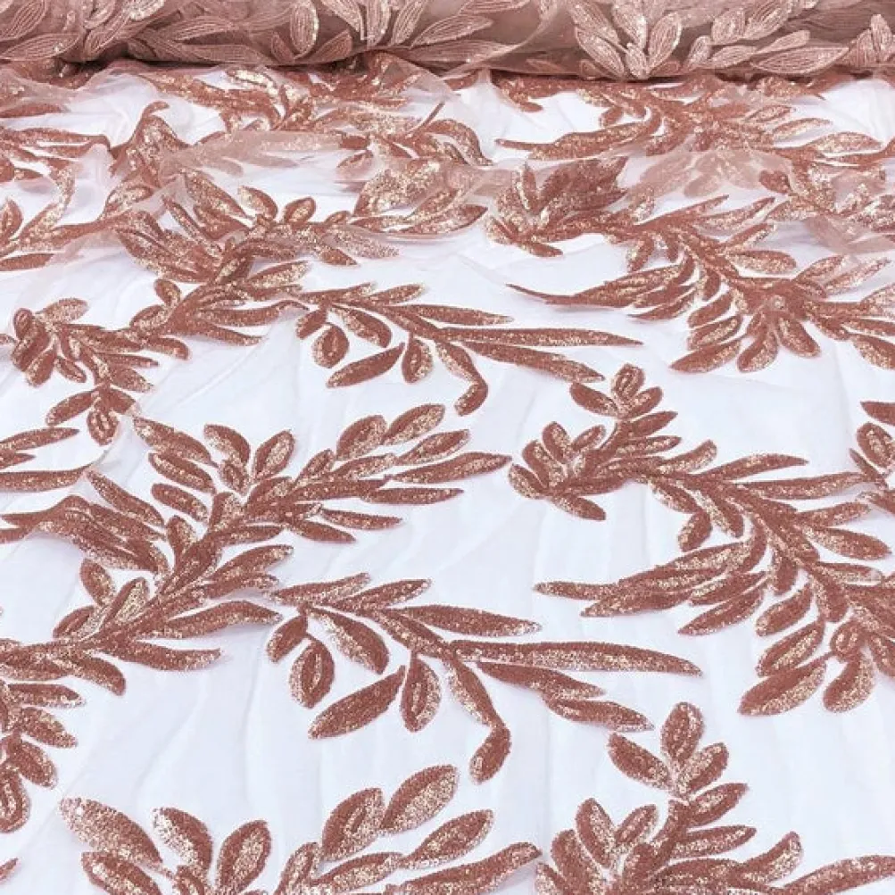 Giselle Sequins Table Runner in Blush