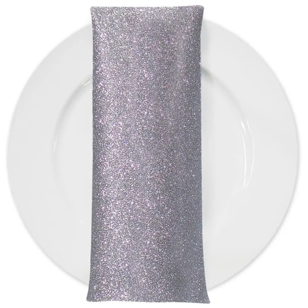 Glam & Glits Table Napkin in Silver