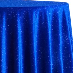 Glitter Velour Table Linen in Royal
