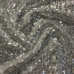 Glitz Sequins Drapery Panel in Silver