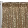 Glitz Sequins Drapery Panel in Antique Gold