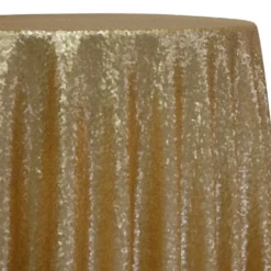 Glitz Sequins Table Linen in Antique Gold
