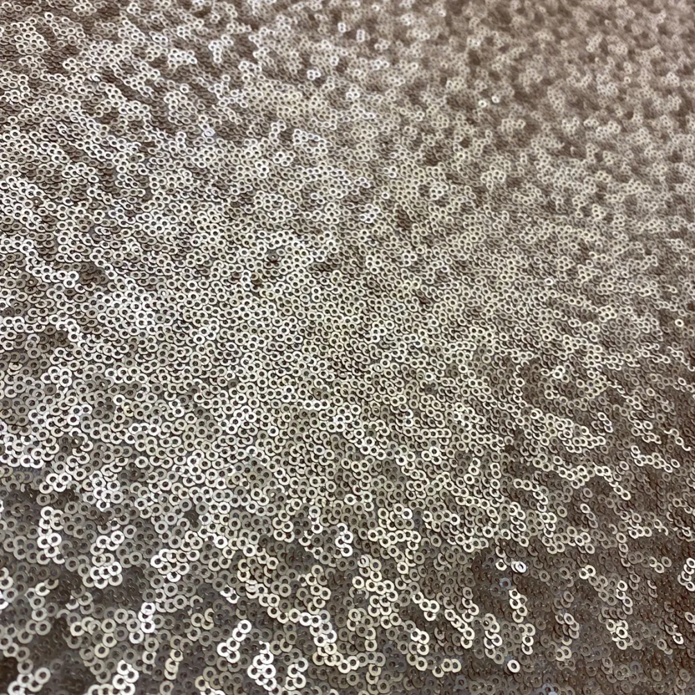 Glitz Sequins Table Linen in Antique Gold