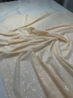 Glitz Sequins Table Linen in Blush Transparent