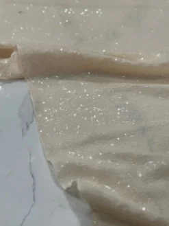 Glitz Sequins Table Linen in Blush Transparent