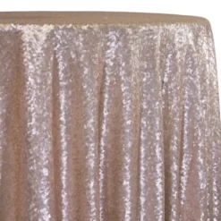 Glitz Sequins Table Linen in Blush Matte