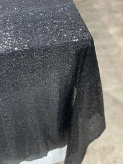 Glitz Sequins Table Linen in Black
