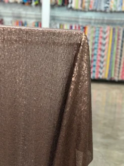 Glitz Sequins Table Linen in Cognac