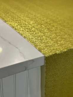 Glitz Sequins Table Linen in Chartreuse