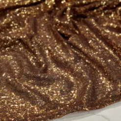 Glitz Sequins Table Linen in Copper