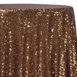 Glitz Sequins Table Linen in Copper