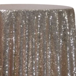 Glitz Sequins Table Linen in Dusty Rose