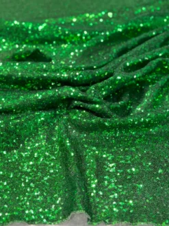 Glitz Sequins Table Linen in Emerald