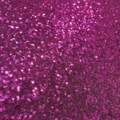 Glitz Sequins Table Linen in Fuchsia