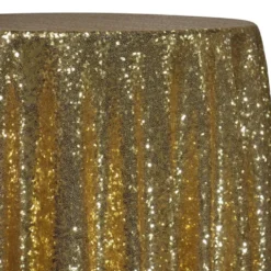 Glitz Sequins Table Linen in Gold 24K