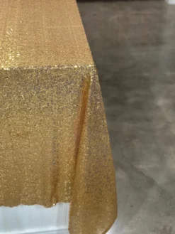 Glitz Sequins Table Linen in Gold 24K