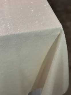 Glitz Sequins Table Linen in Ivory