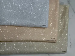 Glitz Sequins Table Linen in Ivory