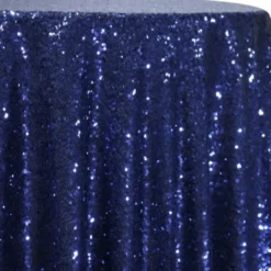 Glitz Sequins Table Linen in Navy